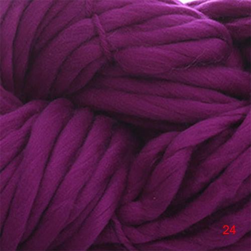 1 Balle Super Thick Wool Hand Knitting Diy Blanket Hat Tricoté Laine Roving Crocheting Chunky Bulky Yarn