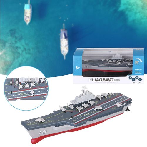 Mardi Gras Cadeaux 2.4ghz Rc Radio Télécommande Marine Porte-Avions Navire Bateau-navire de guerre Jouet Cadeau 245080