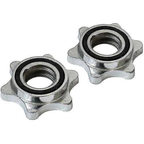 2 Pièces Serrures En Étoile Standard 25 Mm Pour Barres D¿Haltères