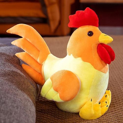 Mardi Gras Cadeaux Nouveau Poulet & Coq Arrogant, Multicolore, Peluche Jouet Mignon Anime Coq Arrogant En Peluche