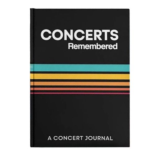 Journal De Concert - Enregistrez Et Suivez Vos Événements Musicaux Préférés, Conservez Les Souvenirs De Vos Concerts, Cadeau De Nouveauté Pour Les Amis De La Famille