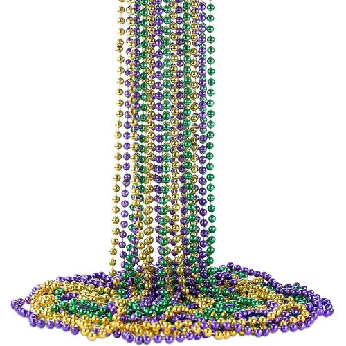 12 Pcs Tricolor Electrocolore Collier De Perles En Plastique Chaîne De Cou De Couleur Assortie