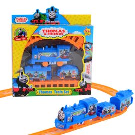 Enfants Diy Electric Train Set Battery Powered Train Race Track Cartoon Puzzle Assemblé Rail Car Toys