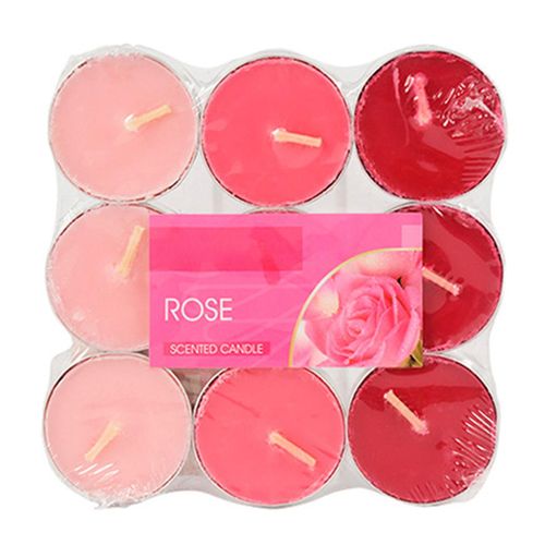9Pcs Bougie Colorée Parfumée Aromathérapie Paraffine Cylindrique Bougies Longue Durée Sans Fumée Maison