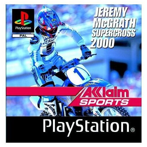 Formula 1 Ps1 Jaquette Avant De Jeu PS1 Jeremy McGrath Supercross 2000 - N°01981, Très Bon état Jeu Cycliste