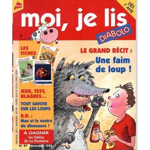 Moi, Je Lis Diabolo N° 97 : Une Faim De Loup