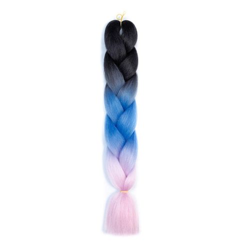 Dégradé Couleur Femmes Tresses Cheveux De Haute Qualité Durable Longs Pigtails Pour Femmes Filles 