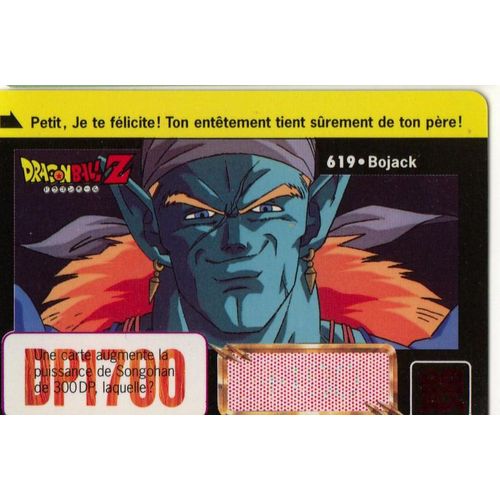 Carte Dragon Ball Z N°619 (Cartes De Jeux)