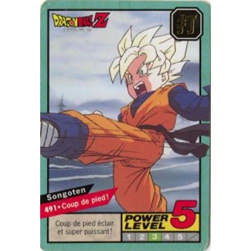 Carte Dragon Ball Z - Serie 5 N° 491 (Cartes De Jeux)
