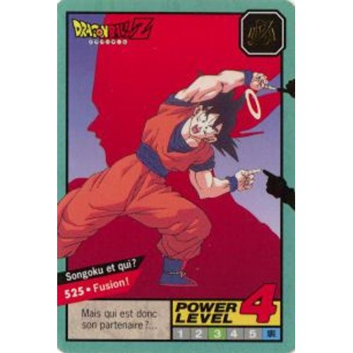 Carte Dragon Ball Z - Serie 4 N° 525 (Cartes De Jeux)