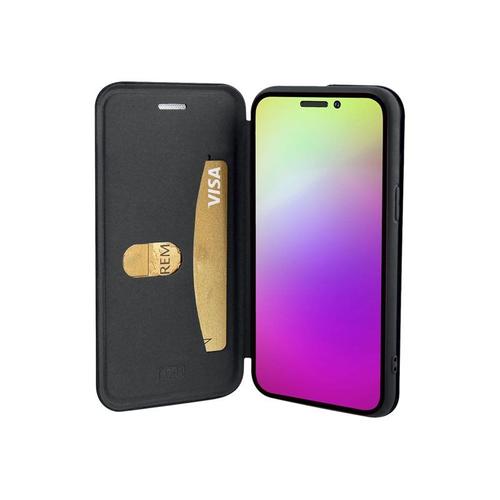 T'nb Premium Folio - Étui À Rabat Pour Téléphone Portable - Polyuréthane - Noir - Pour Apple Iphone 14 Pro Max
