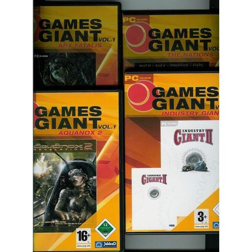Pack 15 Jeux Giant Games Vol N° 1 Pc