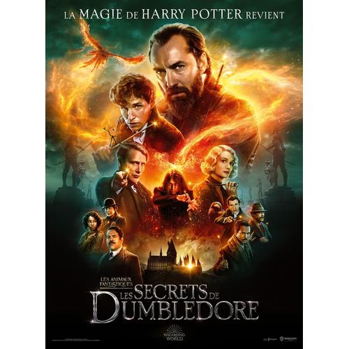 Les Animaux Fantastiques 3 (Les Secrets De Dumbledore) - Véritable Affiche De Cinéma Roulée - Format 120x160 Cm - De David Yates Avec Eddie Redmayne, Jude Law, Mads Mikkelsen - 2022