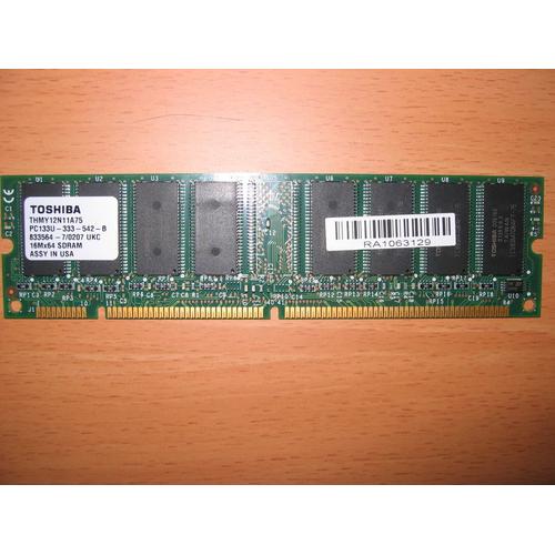 Toshiba - Mémoire - 128 Mo - DIMM 168 broches - SDRAM - PC100
