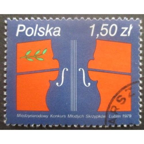 Pologne N°2466 Violon Oblitéré