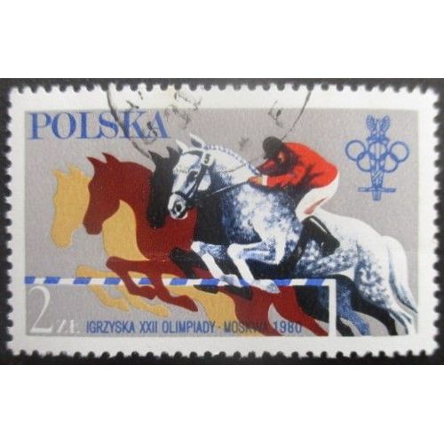 Pologne N°2491 Jeux Olympiques De Moscou 1980 Oblitéré