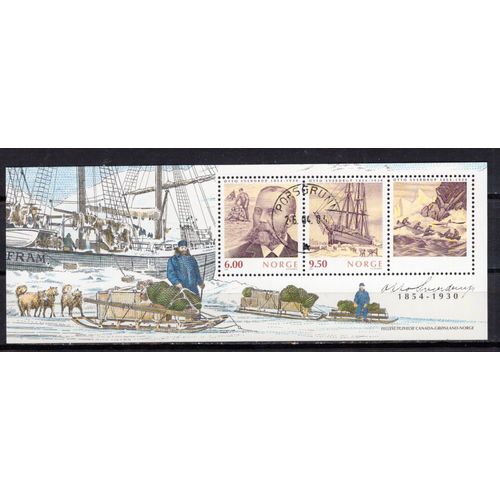 Norvege 2004 Otto Sverdrup Explorateur  Bloc Oblitere