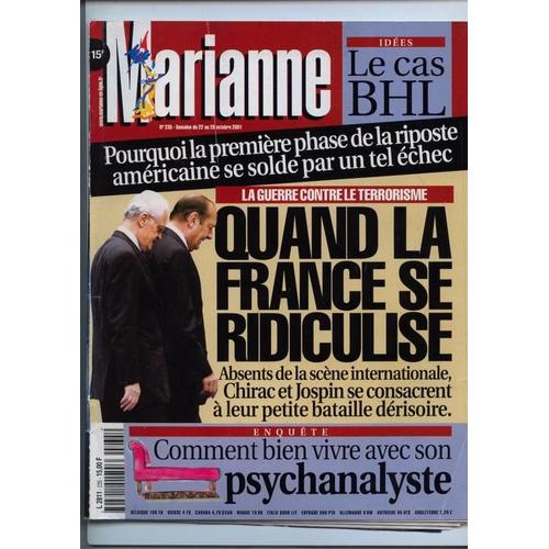 Marianne  N° 235 : Quand La France Se Ridiculise