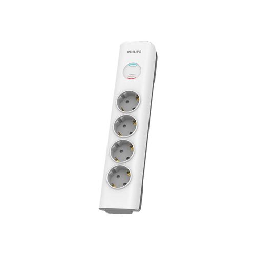 Philips SPN7040WA - Protection contre les surtensions - connecteurs de sortie : 4 - 2 m cordon