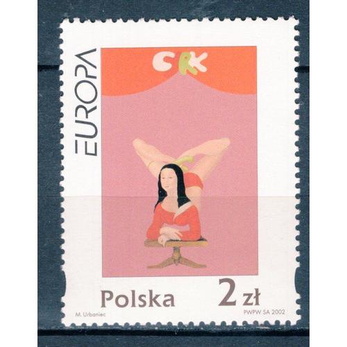 Pologne 2002 Europa Le Cirque Neuf**