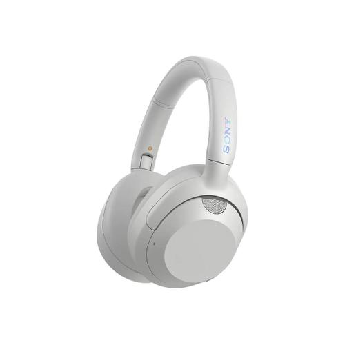 Sony WH-ULT900N - Ult Power Sound Series - écouteurs avec micro - circum-aural - Bluetooth - sans fil, filaire - Suppresseur de bruit actif - jack 3,5mm - isolation acoustique - blanc cassé