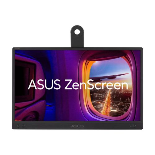 ASUS ZenScreen MB166CR - Écran LED - 16" - portable - 1920 x 1080 Full HD (1080p) @ 60 Hz - IPS - 250 cd/m² - 800:1 - 5 ms - USB