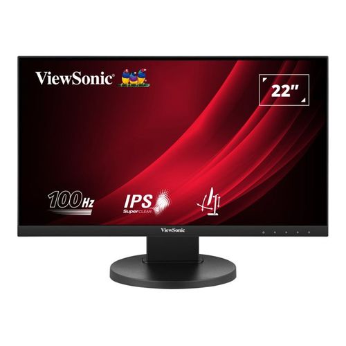 ViewSonic VG2208A - Écran LED - 22" (21.5" visualisable) - 1920 x 1080 Full HD (1080p) @ 100 Hz - IPS - 250 cd/m² - 1000:1 - 5 ms - HDMI, DisplayPort - haut-parleurs