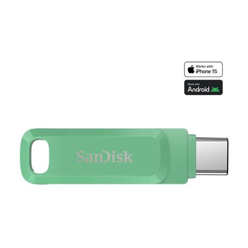 SanDisk Ultra Dual Drive Go - Clé USB - 1 To - USB 3.1 Gen 1 / USB-C - vert absinthe