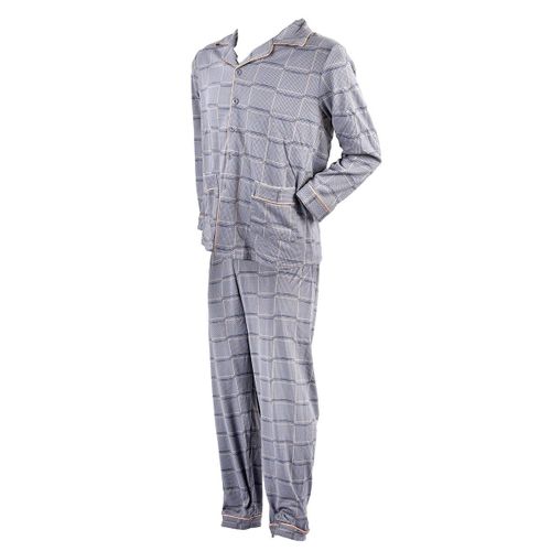 Pyjama Ouvert Boutonne Eco 2842 Gris