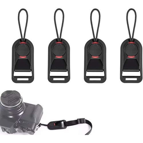 4 Pièces Adaptateur de Courroie D'appareil Photo, Boucle à DéGagement Rapide de l'Appareil Photo, Connecteur de la Sangle de l'Appareil Photo, Universel pour La Plupart Des CaméRas