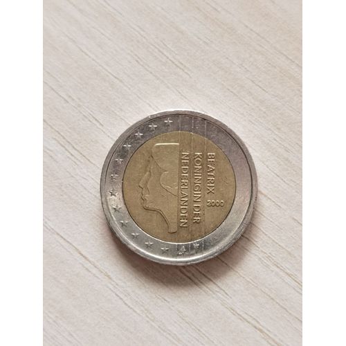 Pièce Rare De 2 Euros Pays Bas - Beatrix Koningin Der Nederland - 2000 -