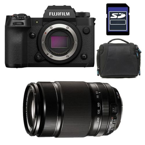 FUJIFILM X-H2 + 16-50 + 55-200 Garanti 3 ans + Sac + Carte SD 8 Go