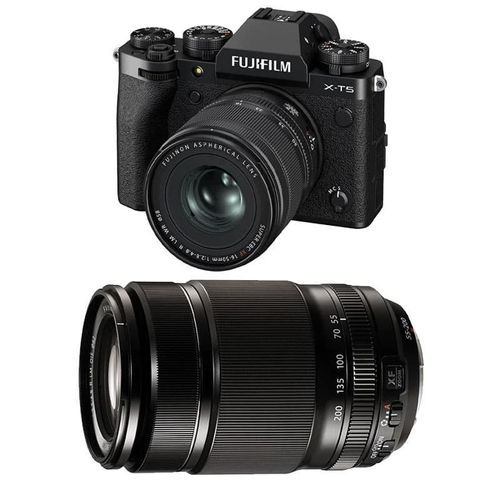 FUJIFILM X-T5 NOIR + 16-50mm + 55-200mm Garanti 3 ans