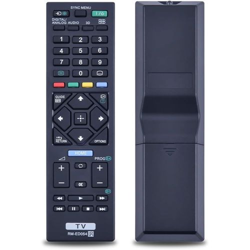 Rm-Ed054 Télécommande De Rechange Pour Sony Tv Kdl-32R420A Kdl-32R421A Kdl-32R423A Kdl-32R424A Kdl-32R429B Kdl-32R435B Kdl-40R470A Kdl-40R471A Kdl-40R473A Kdl-40R,474A Kdl-46R473A