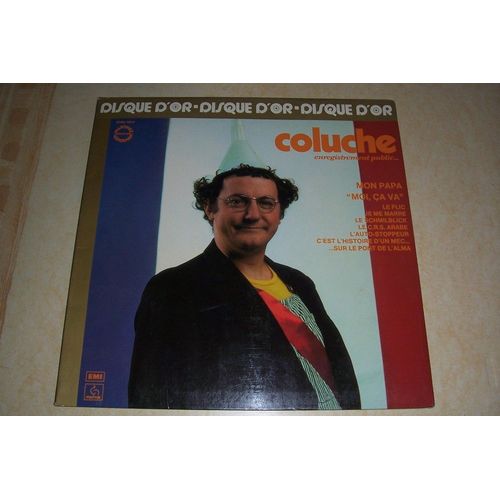 Disque D'or Coluche Enregistrement Public