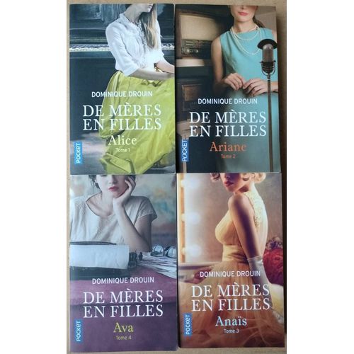 De Mères En Filles Tomes 1 À 4 - Dominique Drouin - Pocket