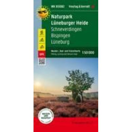 Naturpark Lüneburger Heide, Wander-, Rad- Und Freizeitkarte 1:50.000, Freytag & Berndt, Wk D5082