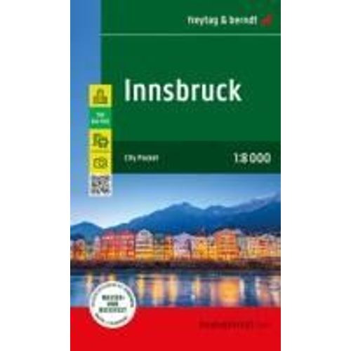 Innsbruck, Stadtplan 1:8.000, Freytag & Berndt