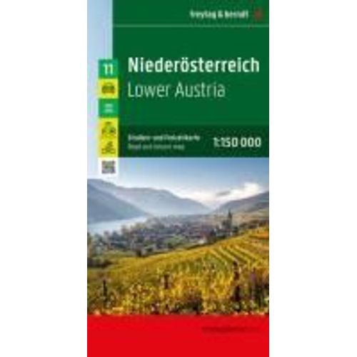 Niederösterreich, Straßen- Und Freizeitkarte 1:150.000, Freytag & Berndt