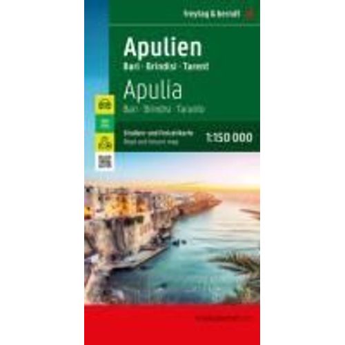 Apulien, Straßen- Und Freizeitkarte 1:150.000, Freytag & Berndt