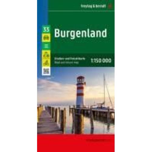 Burgenland, Straßen- Und Freizeitkarte 1:150.000, Freytag & Berndt