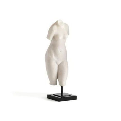AM.PM - Statuette polyrésine, effet sablé, Despina - Blanc