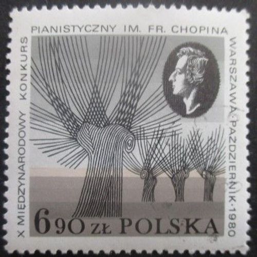 Pologne N°2531 Concours De Piano Oblitéré