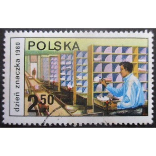 Pologne N°2533 Journée Du Timbre Oblitéré