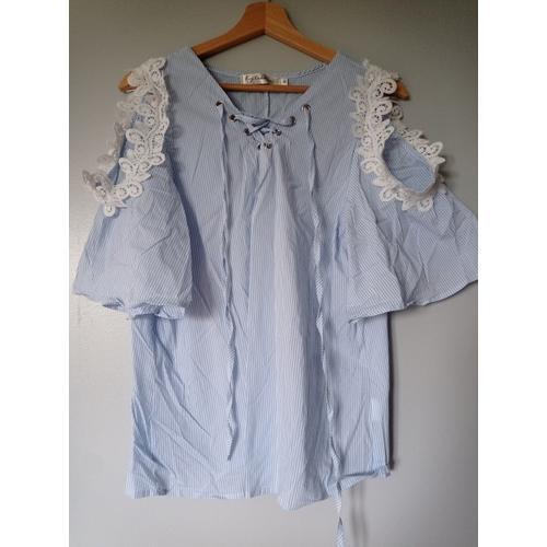 Blouse À Rayures "Ky Création" Xl