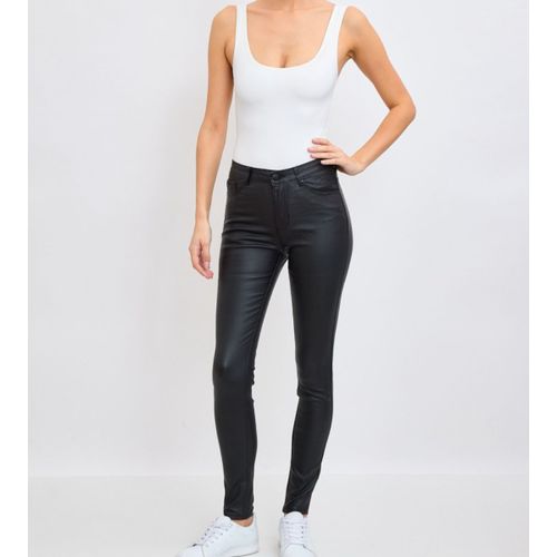 Pantalon Skinny Effet Cuir