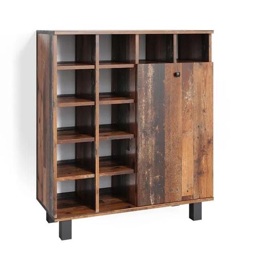 Vicco Armoire De Salle De Bain Fynn, Chêne Rustique, 78.4 X 91.6 Cm