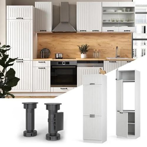 Meuble réfrigérateur VICCO Fame-Line Blanc 60 cm