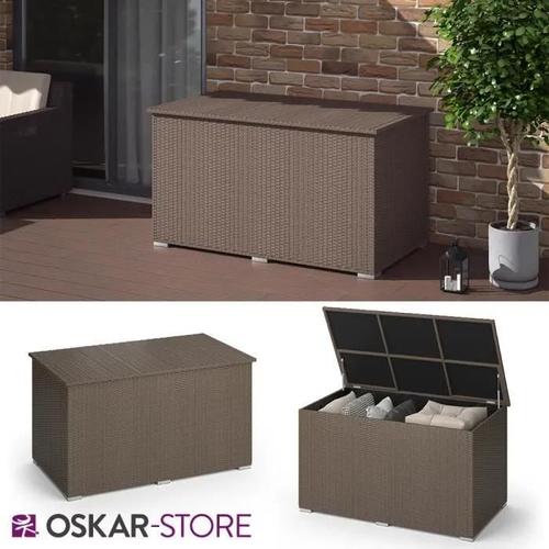 Mobilier De Jardin 203 Coffre À Coussins Polyrotin 950l An