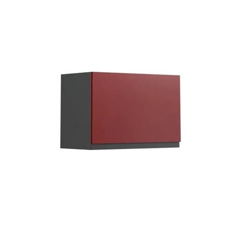 Vicco Elément Haut De Cuisine R-Line, Rouge, 60 Cm J-Shape, Plat